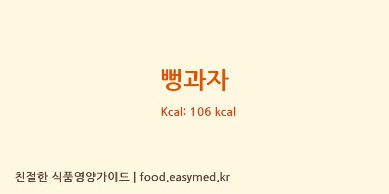 [은영제과] 뻥과자 영양성분 (칼로리, 단백질, 나트륨)
