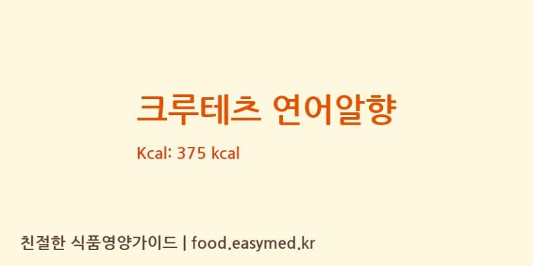 [GLOBALSNACKLLC] 크루테츠 연어알향 영양성분 (칼로리, 단백질, 나트륨)
