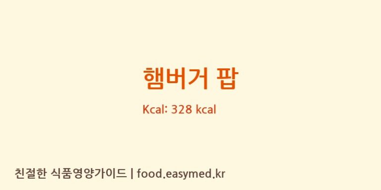 [SHANTOUDELICIOUSFOODCO.,LTD] 햄버거 팝 다이어트 영양 정보 (당류, 단백질)