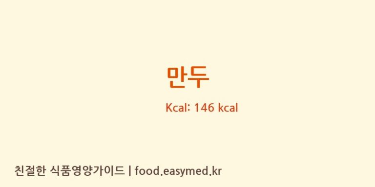 [(주)승진바이오] 만두 영양성분 (칼로리, 단백질, 나트륨)