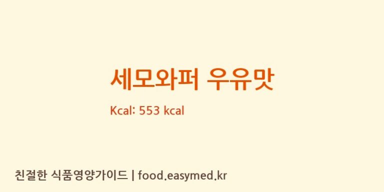 [FUJIANJIANMINFOODCO.,LTD] 세모와퍼 우유맛 다이어트 영양 정보 (당류, 단백질)