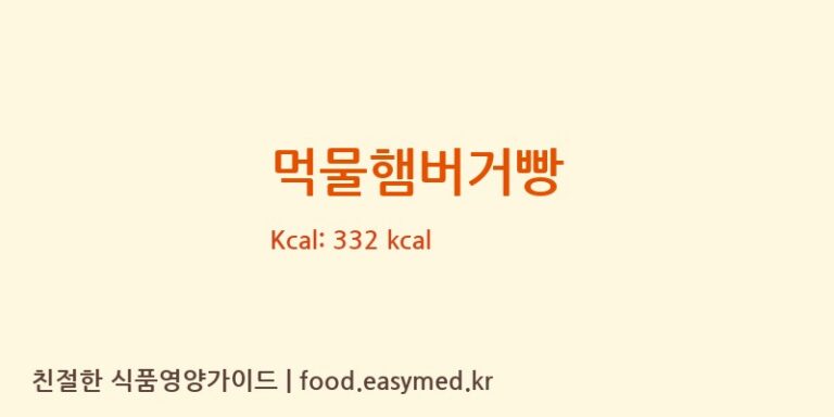[(주)한솜푸드] 먹물햄버거빵 다이어트 영양 정보 (당류, 단백질)