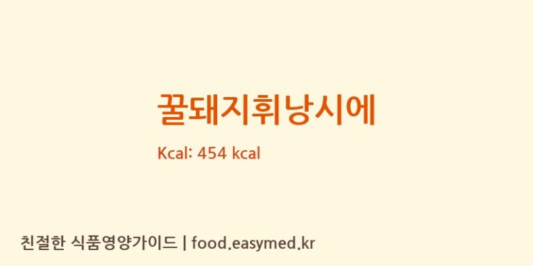 [깐깐제과] 꿀돼지휘낭시에 영양성분 (칼로리, 단백질, 나트륨)