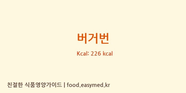 [(주)닥터장팩토리] 버거번 다이어트 영양 정보 (당류, 단백질)