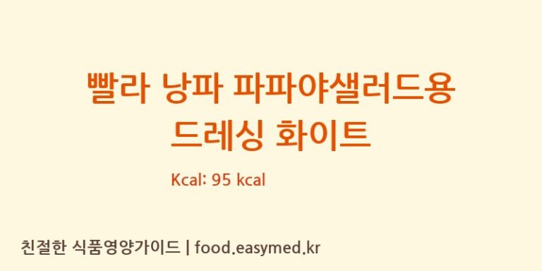 [PLARANANGFA AND JAEWBONGYAYJA(MR.SURACHAI SABANTHOM)] 빨라 낭파 파파야샐러드용 드레싱 화이트 영양성분 (칼로리, 단백질, 나트륨)