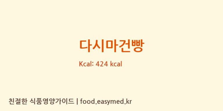 [㈜금풍제과] 다시마건빵 다이어트 영양 정보 (당류, 단백질)