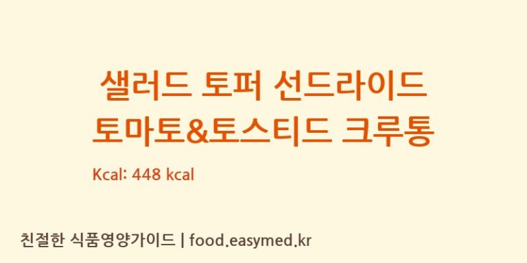 [GUIDOTTI INVESTMENTS PTY LTD] 샐러드 토퍼 선드라이드 토마토&토스티드 크루통 다이어트 영양 정보 (당류, 단백질)